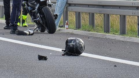 Tragedia na drodze, nie żyje młody motocyklista