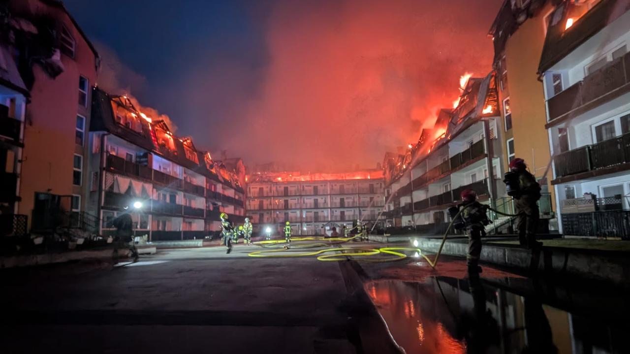 Wielki pożar bloku. Pogorzelcom wypłacono pierwsze odszkodowania