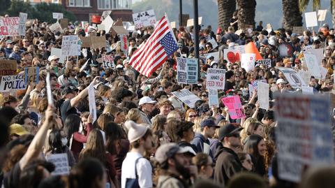 Protest w San Francisco przeciwko działaniom ICE