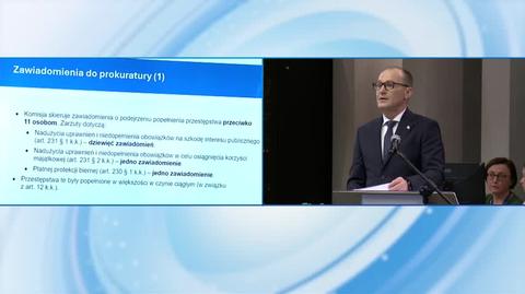 Szef komisji ds. afery wizowej zapowiedział 11 zawiadomień do prokuratury 