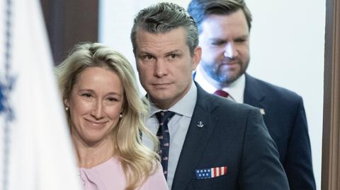 Pete Hegseth i Jennifer Rauchet
