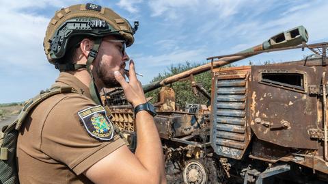 Zniszczony rosyjski sprzęt w obwodzie kurskim. Nagranie Sił Operacji Specjalnych Ukrainy