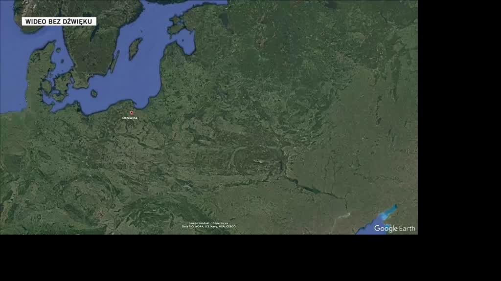wieś Drzewina w woj