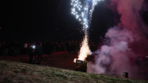 Duża liczba "pożarów fajerwerkowych"