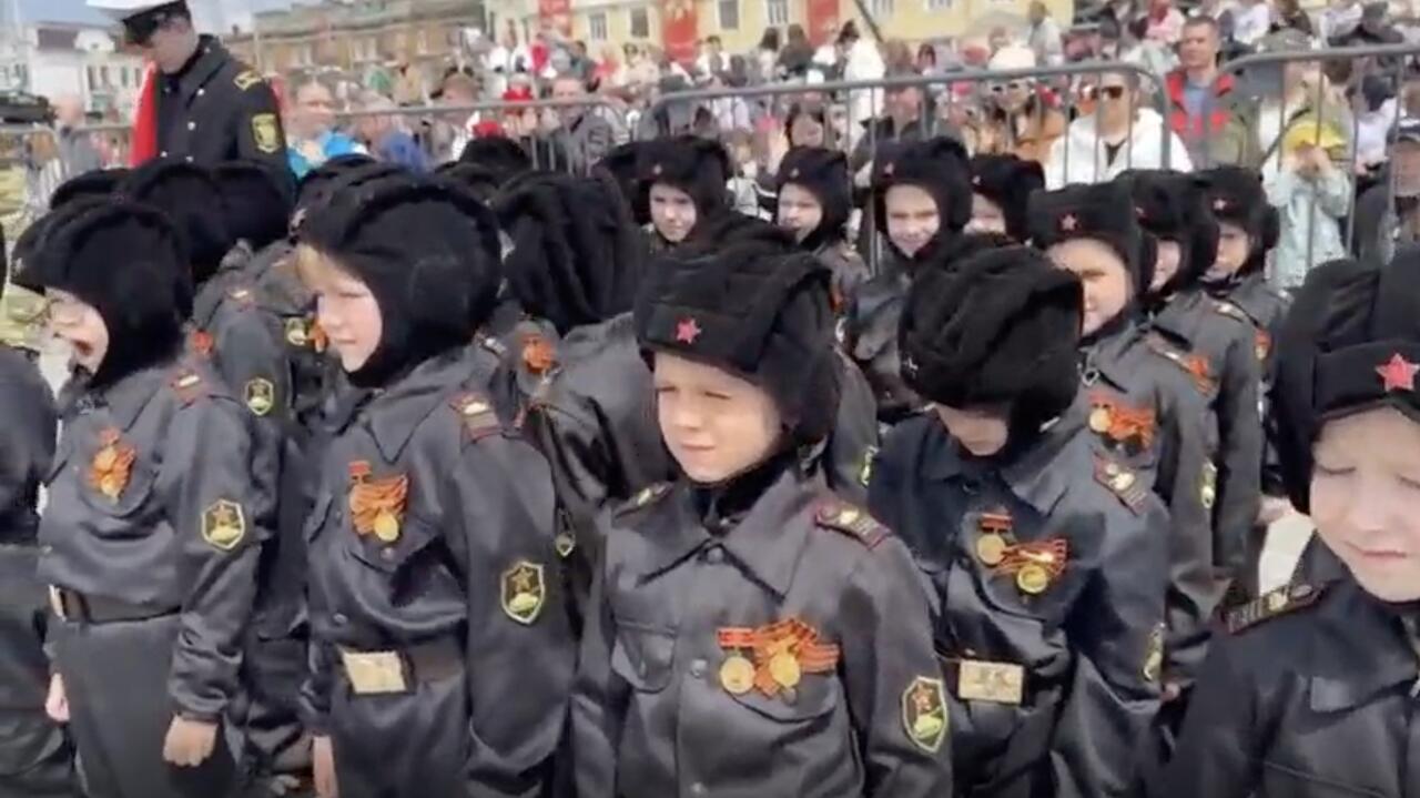 "Prawnuki Zwycięstwa" na ulicach Władywostoku