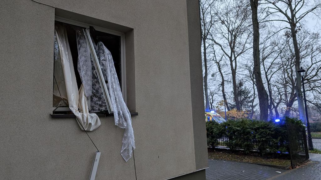 Wybuch w domu jednorodzinnym w Gołdapi