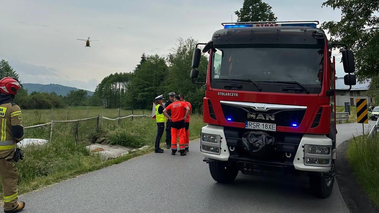 Żołnierz zginął, jadąc motocyklem. Uderzył w krzyż