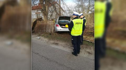 Policja w Gostyninie o potrąceniu matki i niemowlaka (wideo archiwalne, z 26 lutego)