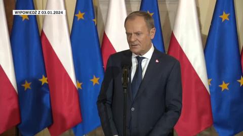 Tusk w styczniu 2024 roku: nie ma zgody prawnej na tzw. push backi, bo to jest działalność nielegalna