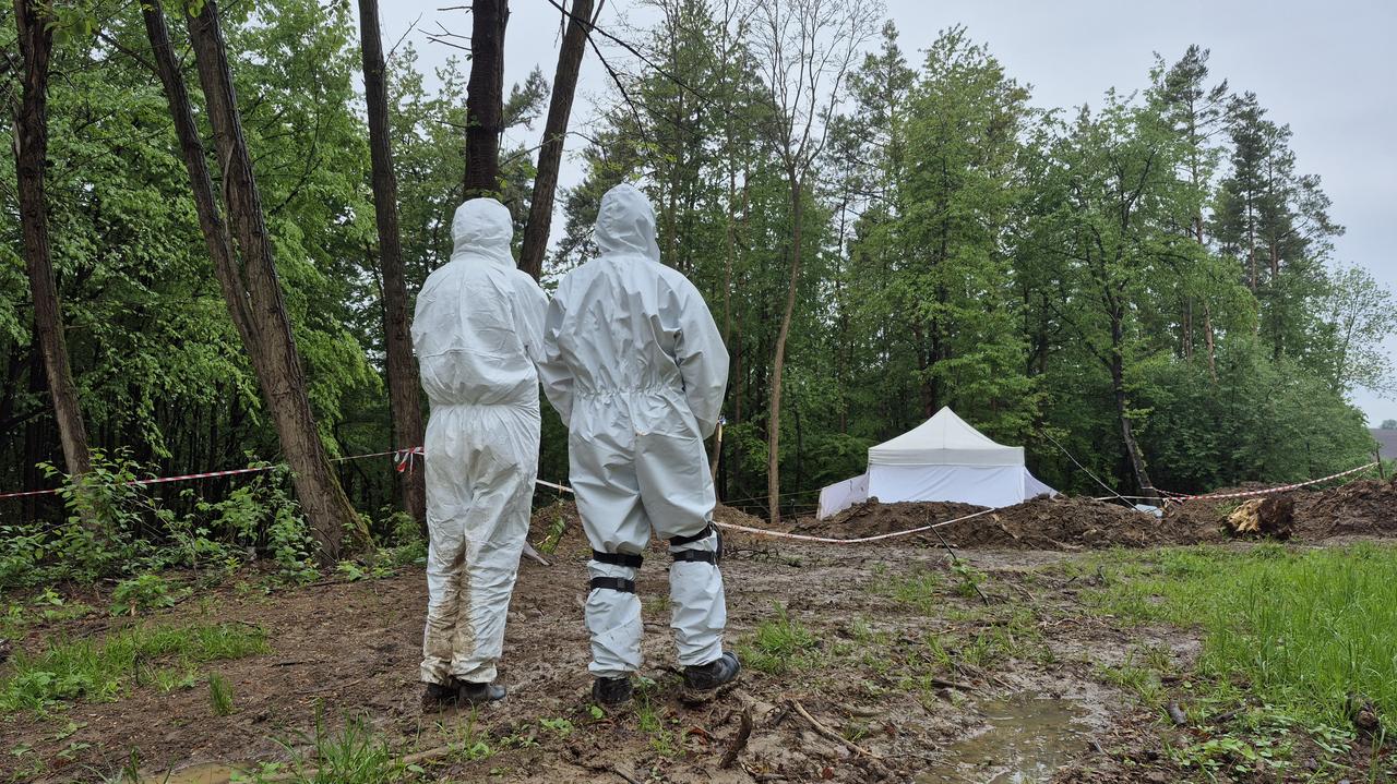 Ekshumacje na Wołyniu. Odnaleźli fragmenty szkieletów co najmniej 42 osób