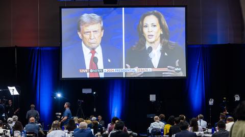 Kamala Harris kontra Donald Trump. Fragmenty debaty