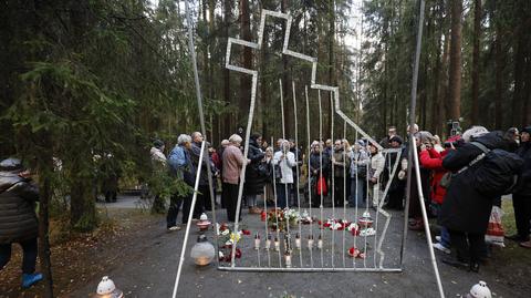 W Petersburgu zdemontowano symboliczny pomnik polskich ofiar represji