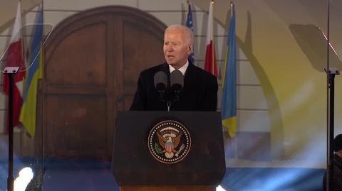Joe Biden w Warszawie. Całe przemówienie w języku ukraińskim