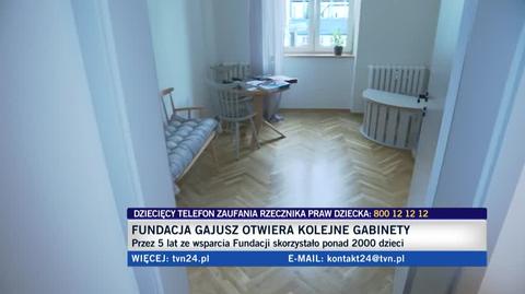 Fundacja Gajusz otworzyła nowe gabinety wsparcia psychologicznego dla dzieci