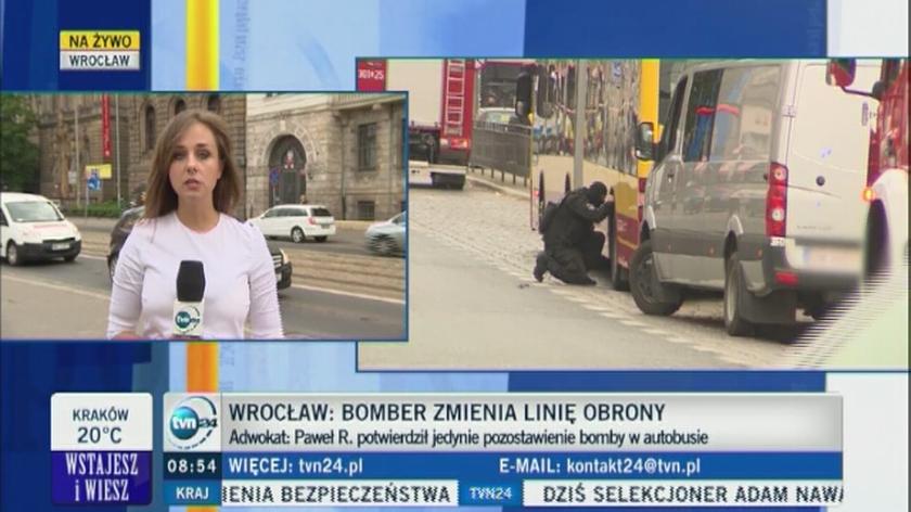 Bomber z Wrocławia zmienia linię obrony