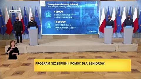 "Na apel pana premiera odpowiedzieli strażacy"