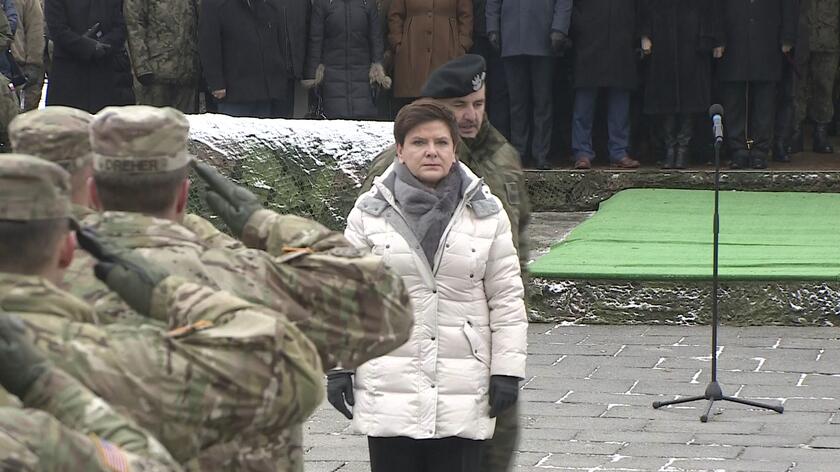 Beata Szydło: to wielki dzień, kiedy możemy przywitać żołnierzy amerykańskich