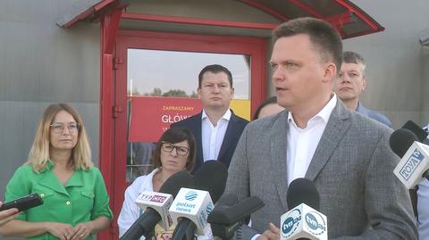 Hołownia w Głuchowie o propozycjach dla przedsiębiorców