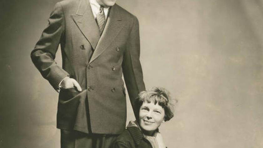 Earhart with her husband