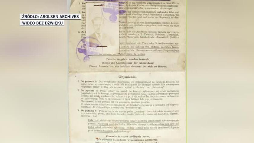 Dokumenty, które pozostały po Stanisławie Sobczyku, więźniu obozu koncentracyjnego Neuengamme