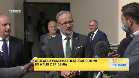 Minister Adam Niedzielski o braku karetek w Warszawie i proteście ratowników
