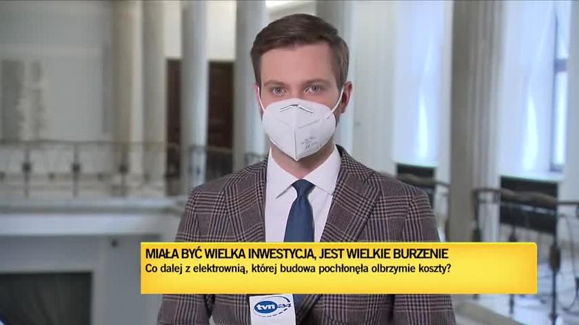Kuchciński był pytany o koszty budowy elektrowni w Ostrołęce
