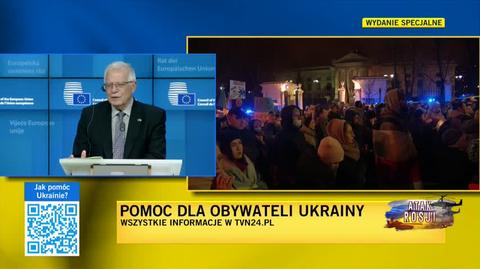 Decyzja o zamrożeniu zagranicznych majątków Putina i Ławrowa. Fragment przemówienia szefa unijnej dyplomacji 