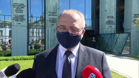 Aleksander Stępkowski o ewakuacji w Sądzie Najwyższym