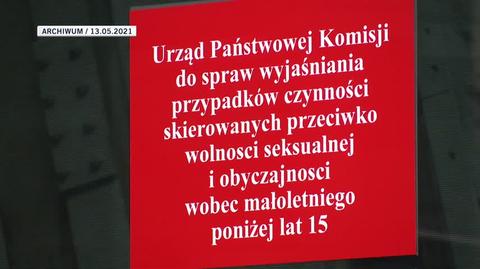 Do komisji ds. pedofilii trafiają również zgłoszenia dotyczące pedofilii wśród duchownych. Wideo z 13.05.2021 r.