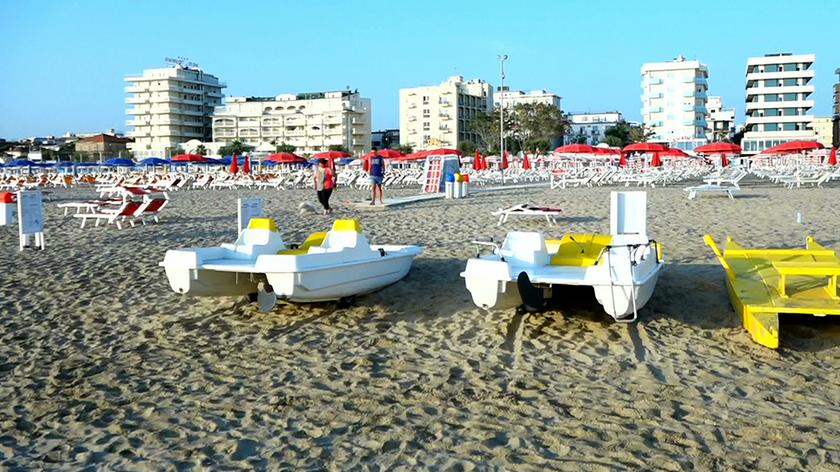 Napaść na parę Polaków na plaży w Rimini