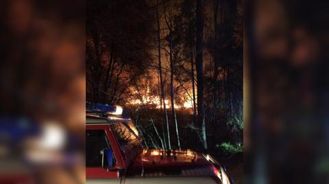 W sobotnią noc w schronisku akademickim w Ochotnicy Górnej w Gorcach wybuchł pożar