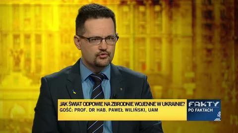 Prof. Wiliński: musimy zgromadzić informacje o zbrodniach