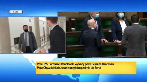 Kuchciński o losie kandydatury posła Wróblewskiego w Senacie