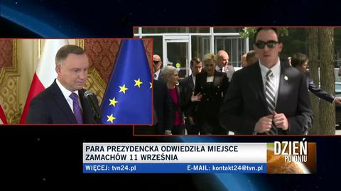 Andrzej Duda: zobaczyliśmy wszyscy to niezwykle bohaterstwo strażaków i policjantów