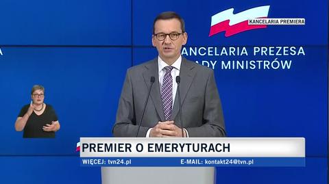 Premier o emeryturach osób z rocznika 1953