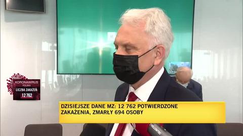 Wiceminister Kraska o "dwóch przyczynach" dużej liczby zgonów z powodu COVID-19 w Polsce