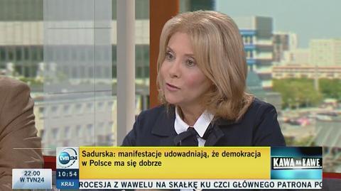 Barbara Dolniak (Nowoczesna) o marszu "Jesteśmy i będziemy w Europie"