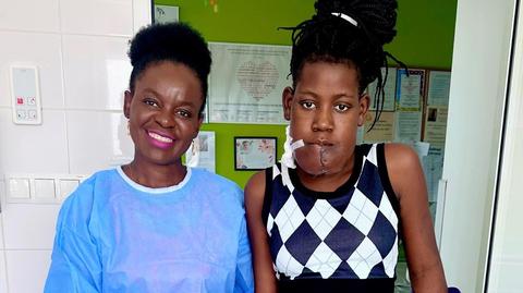 Olsztyn. 15-latka z Angoli przeszła skomplikowaną operację. Miał na żuchwie olbrzymiego guza. Wychodzi ze szpitala (3.07.2023)