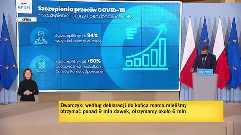 Dworczyk: zaszczepiliśmy już 94 procent wszystkich lekarzy w Polsce
