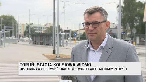Toruń. Urząd miasta o budowie przejścia dla pieszych na wysokości nowego przystanku kolejowego