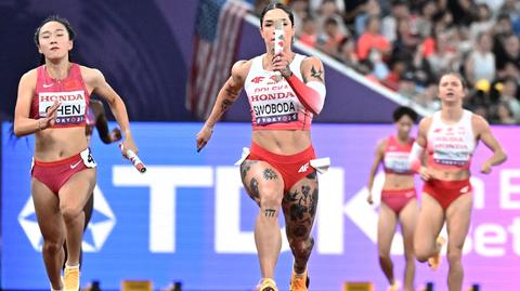 Zmienne szczęście sztafet. Polki awansowały do finału 4x100 m
