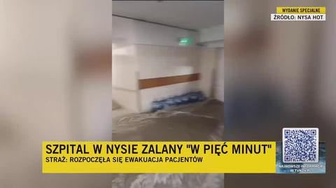 Dyrektor: trwa ewakuacja części pacjentów