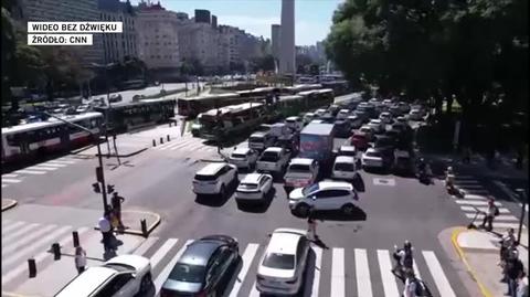 Problemy z prądem w Buenos Aires. Chaos na skrzyżowaniach