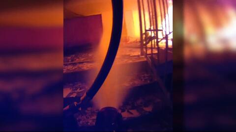 Pożar w toruńskim wieżowcu. Wśród poszkodowanych troje dzieci