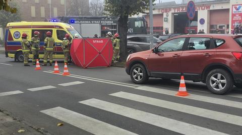 Policja o sobotnim potrąceniu pieszej w Trzebiatowie