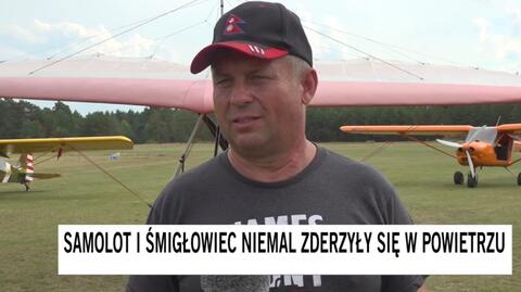 "Przypadkowy pilot, który przyleciał śmigłowcem narobił dużego zamieszania i stworzył ogromne zagrożenie"