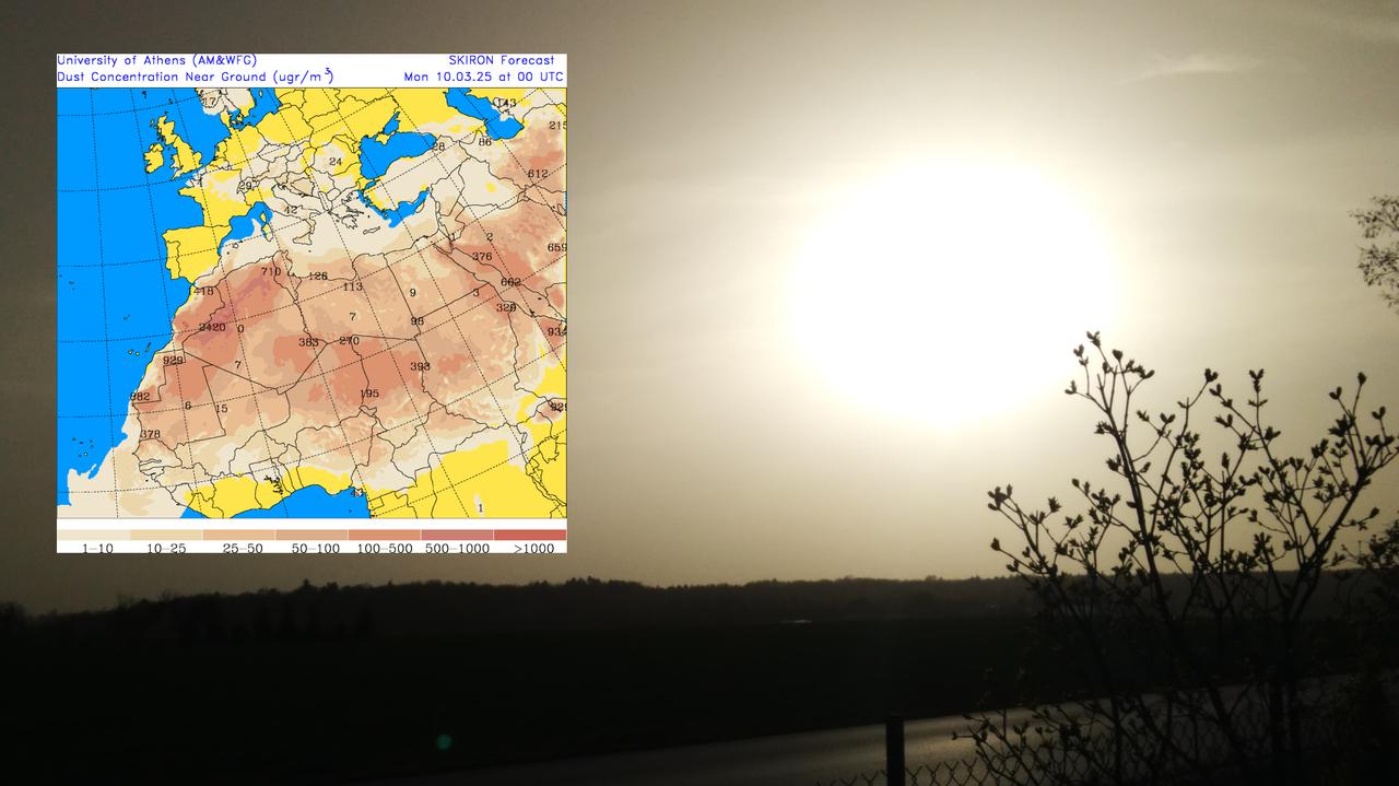 Pył saharyjski nad Polską. Gdzie może się dziś pojawić