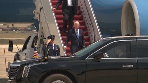 Joe Biden wraca do Waszyngtonu po pobycie w izolacji z powodu COVID-19