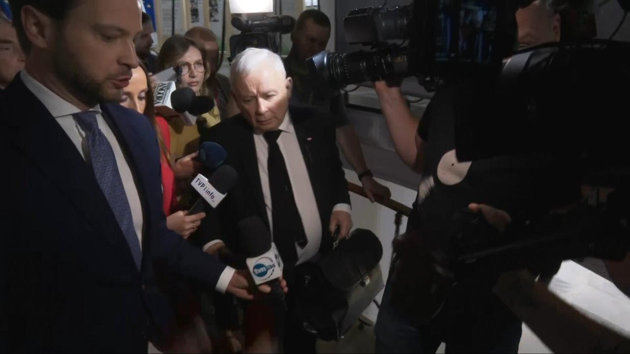 Kaczyński żachnął się na pytanie dziennikarza. 