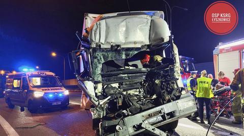 Do zdarzenia doszło na autostradzie A2 na wysokości Łyszkowic